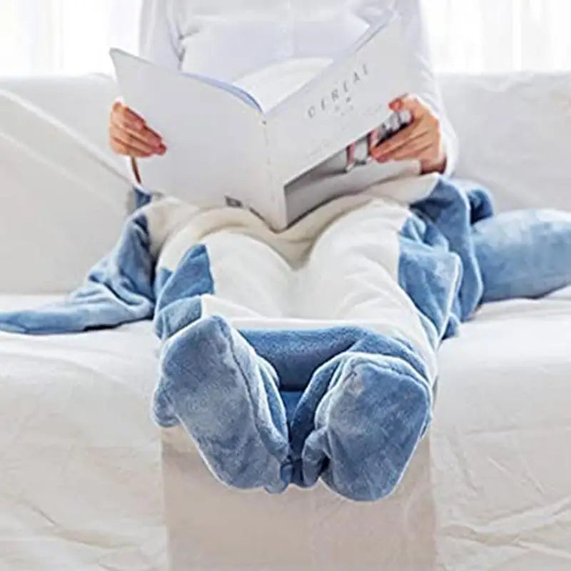 Shark Blanket Pajamas with High Quality Fabric - Perfect Christmas Gift