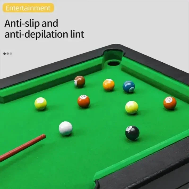 Miniature Desktop Pool Table Interactive Simulation Game