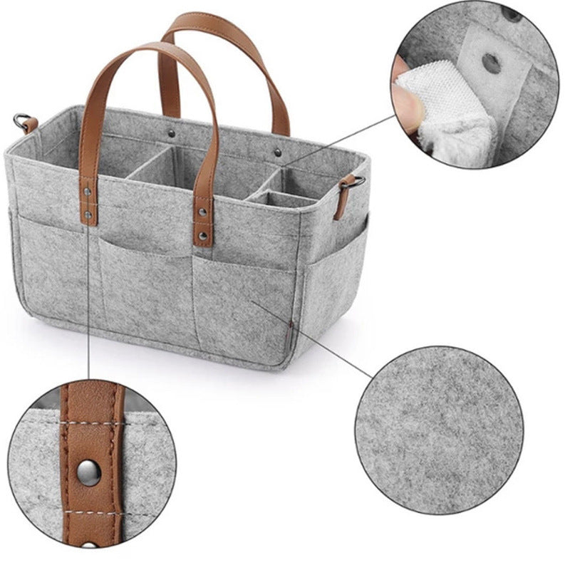 Baby Stroller Felt Diaper Bag