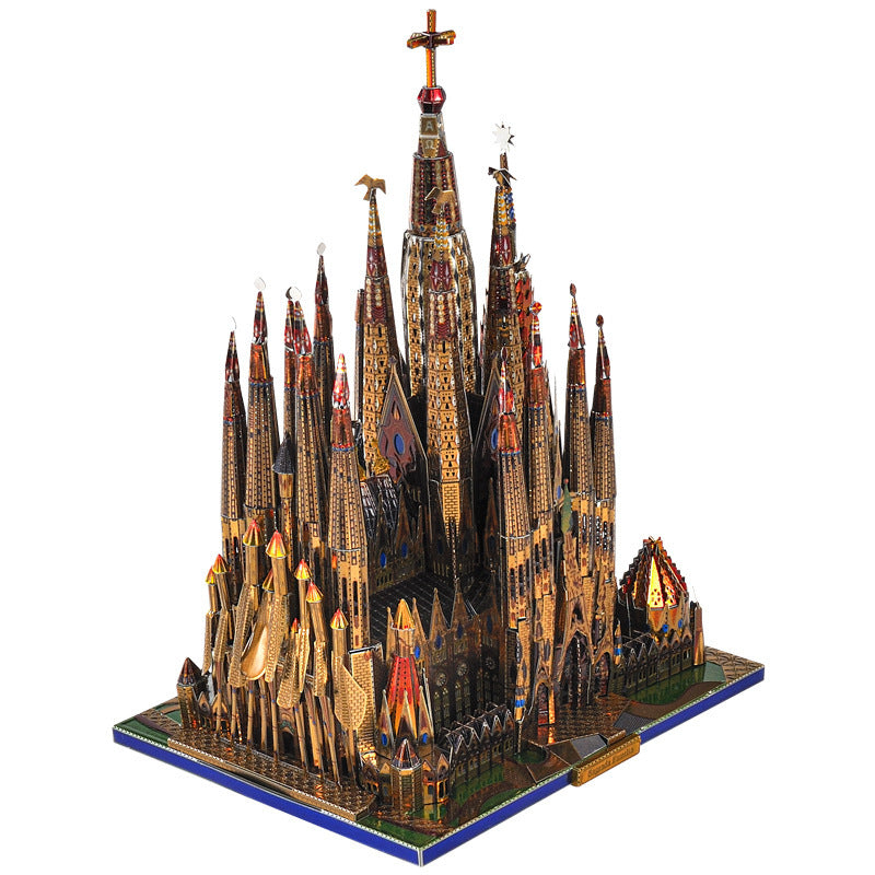 3D Metal Puzzle Saint Family Cathedral Architecture Children's Toys