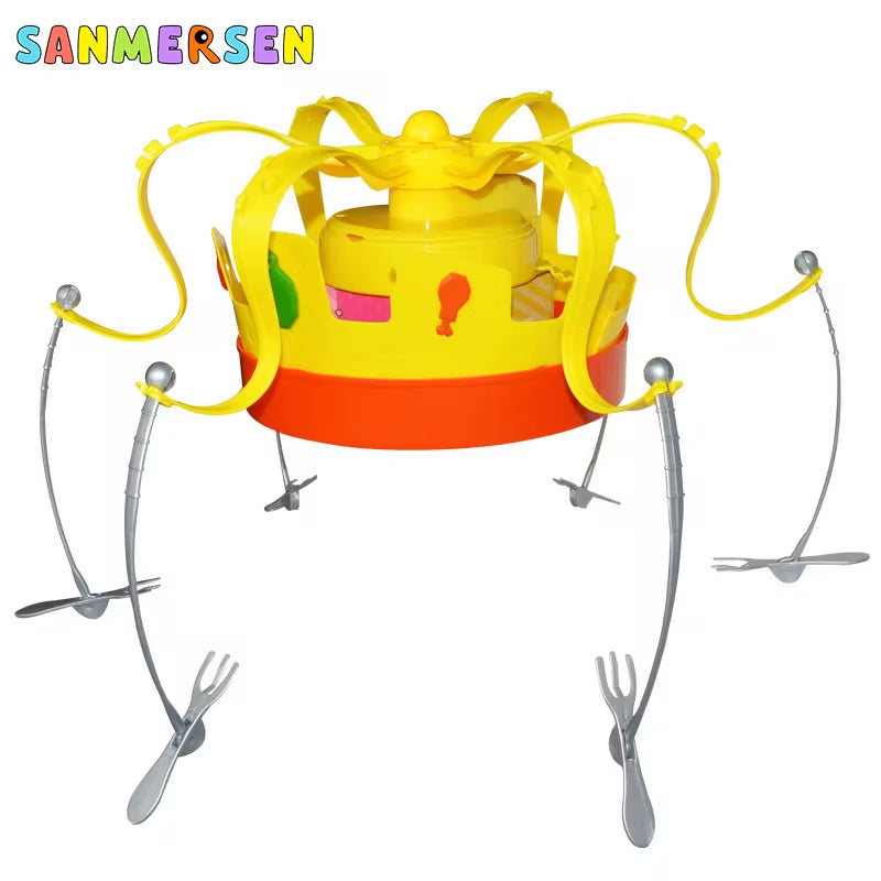 "Revolving Chow Crown Party Game for Kids - Fun and Tidy Christmas Entertainment"