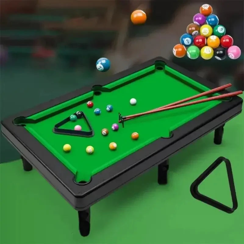 Miniature Desktop Pool Table Interactive Simulation Game