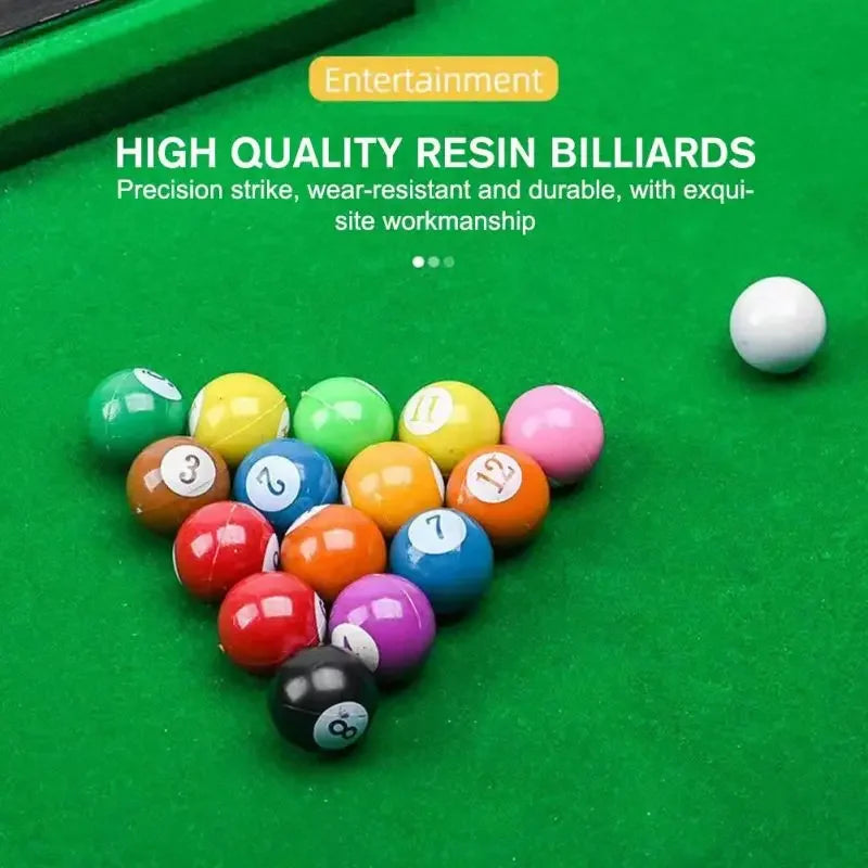 Miniature Desktop Pool Table Interactive Simulation Game