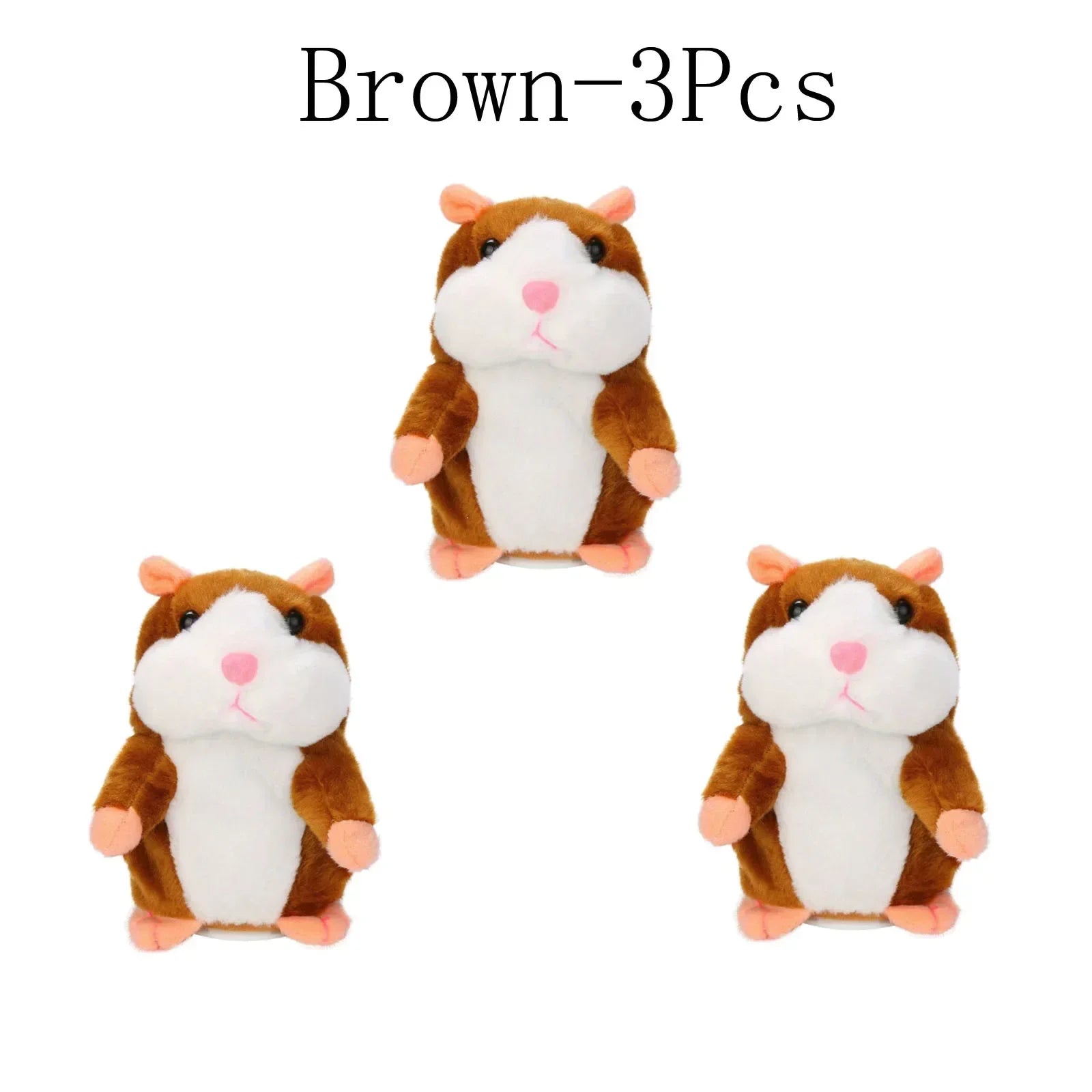 15cm Talking Hamster Stuffed Animal with Recording and Repeatable Sound - Gift Idea