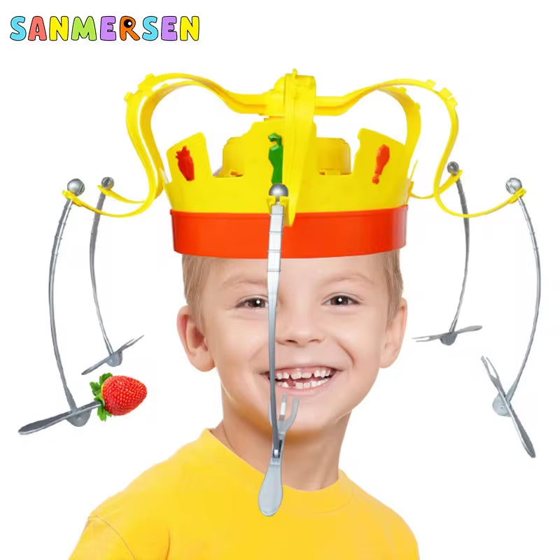 "Revolving Chow Crown Party Game for Kids - Fun and Tidy Christmas Entertainment"