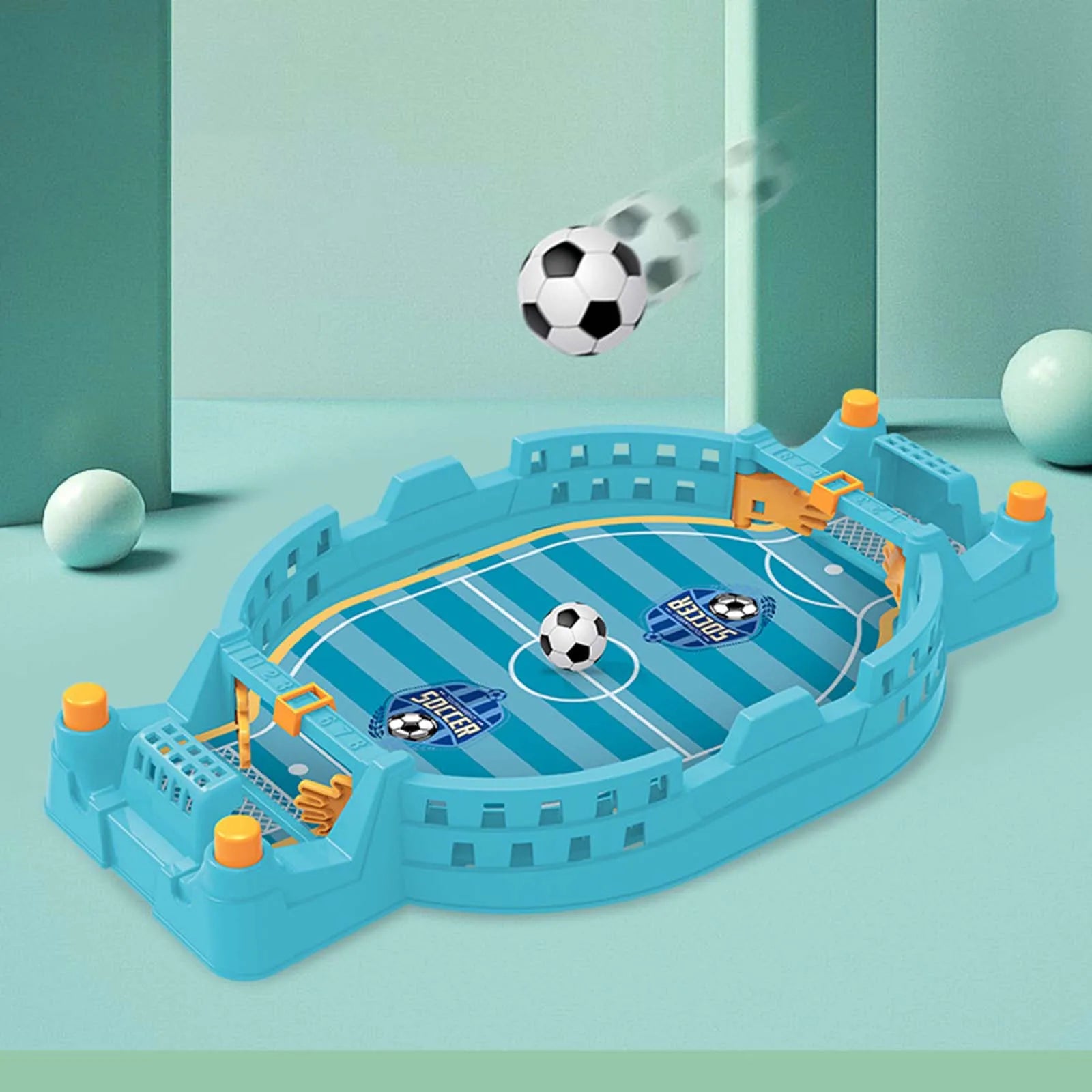 Tabletop Mini Double Battle Soccer Game for All Ages - Ideal Birthday Gift for Kids and Adults