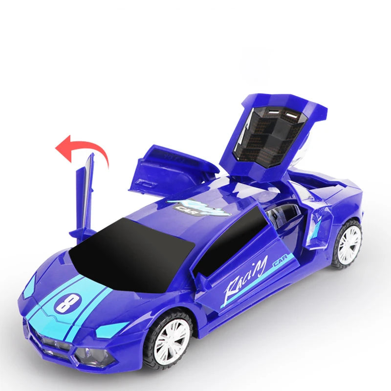 Rotating Electric Police Car Toy - Perfect Christmas or Birthday Gift for Boys and Girls