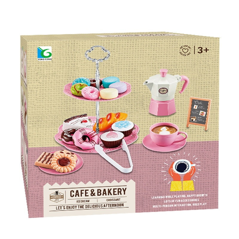 New Coffee Snack Afternoon Tea Set Children's Family Toys