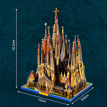 3D Metal Puzzle Saint Family Cathedral Architecture Children's Toys