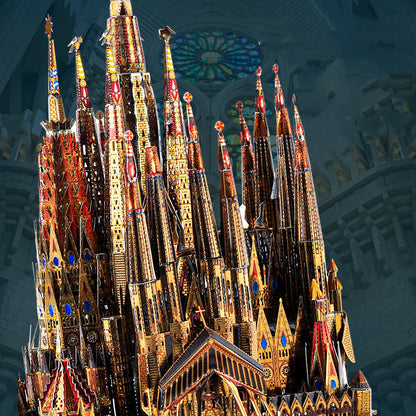 3D Metal Puzzle Saint Family Cathedral Architecture Children's Toys