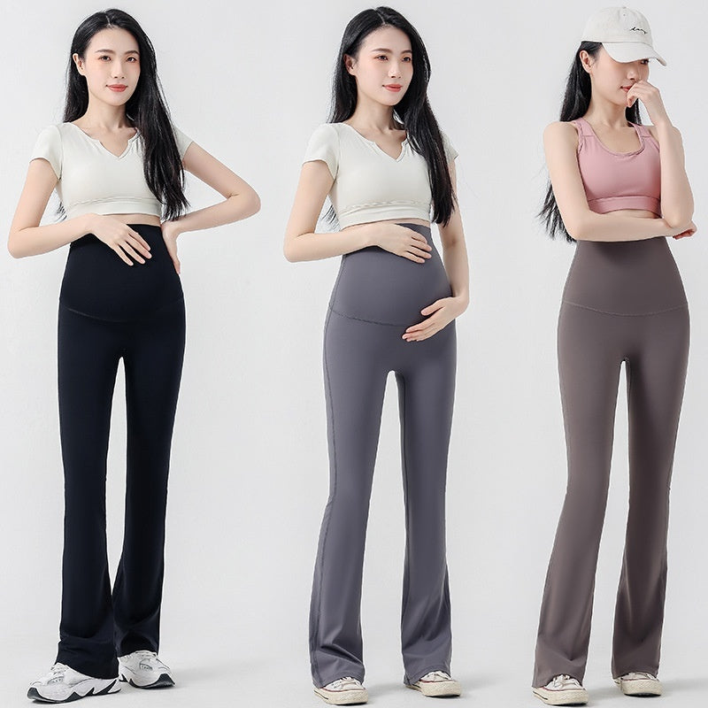 Antenatal Yoga Bell-bottom Pants Outer Wear Casual Slimming